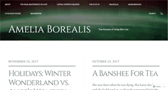 Desktop Screenshot of ameliaborealis.com