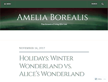 Tablet Screenshot of ameliaborealis.com